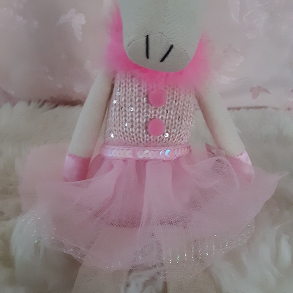 Unicorn Sitter Doll in Pink  New - Picture 3 of 8